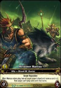 warcraft tcg extended art retainer marcus ea
