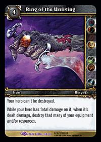 warcraft tcg the dark portal ring of the unliving