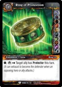 warcraft tcg reign of fire ring of protection