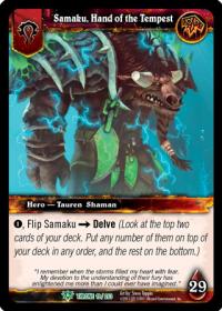 warcraft tcg throne of the tides samaku hand of the tempest