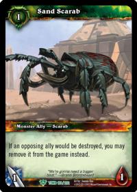 warcraft tcg tomb of the forgotten sand scarab