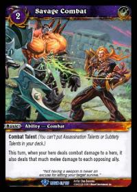 warcraft tcg reign of fire savage combat