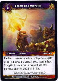 warcraft tcg worldbreaker foreign seal of wrath french