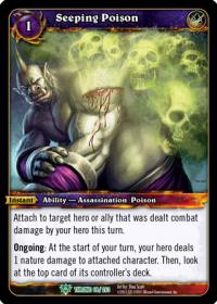 warcraft tcg throne of the tides seeping poison