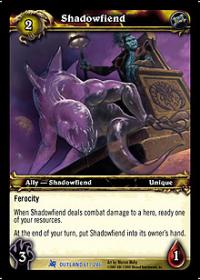 warcraft tcg fires of outland shadowfiend