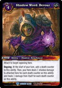 warcraft tcg war of the ancients shadow word devour