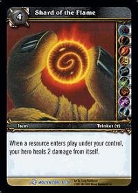 warcraft tcg molten core shard of the flame