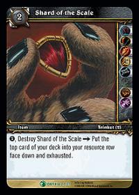 warcraft tcg onyxias lair shard of the scale