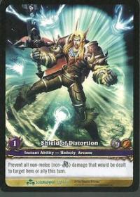 warcraft tcg extended art shield of distortion ea
