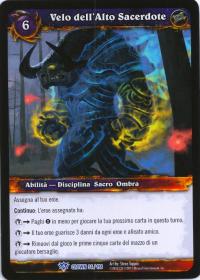warcraft tcg crown of the heavens foreign shroud of the high priest italian
