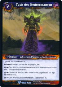 warcraft tcg crown of the heavens foreign shroud of the nethermancer german