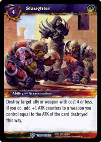 warcraft tcg tomb of the forgotten slaughter