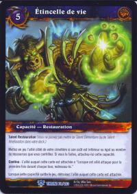 warcraft tcg throne of the tides french spark of life french