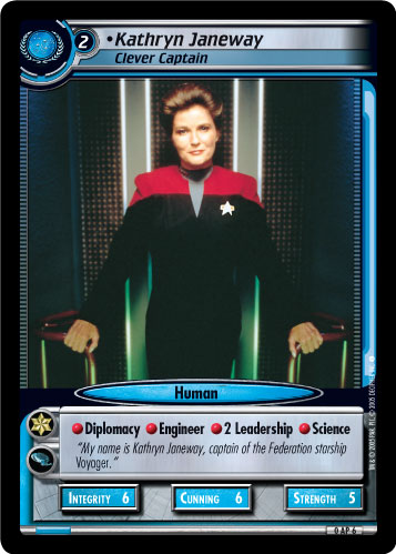 Kathryn Janeway, Clever Captain (FOIL)