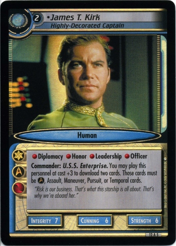 James T. Kirk, Highly-Decorated Captain (Foil
