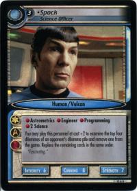 star trek 2e these are the voyages spock science officer foil