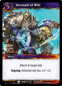 warcraft tcg throne of the tides strength of will