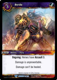 warcraft tcg war of the ancients strife