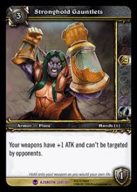 warcraft tcg heroes of azeroth stronghold gauntlets