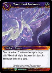 warcraft tcg throne of the tides tendrils of darkness