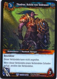 warcraft tcg crown of the heavens foreign thadrus shield of teldrassil german