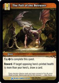 warcraft tcg black temple the fall of the betrayer