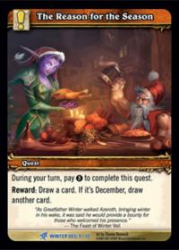 warcraft tcg feast of winter veil the reason for the season