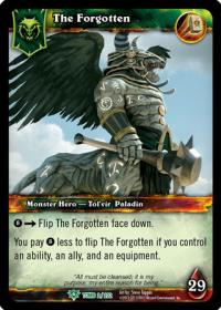 warcraft tcg foil hero cards the forgotten foil hero