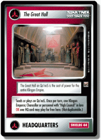 star trek 1e reflections 1 the great hall foil