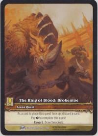 warcraft tcg extended art the ring of blood brokentoe ea