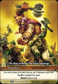 warcraft tcg extended art the ring of blood the final challenge ea