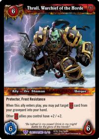 warcraft tcg class decks 2011 fall thrall warchief of the horde cd
