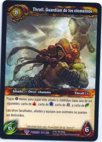 warcraft tcg twilight of dragons foreign thrall guardian of the elements spanish
