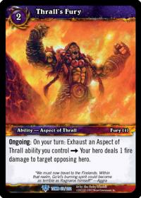 warcraft tcg tomb of the forgotten thrall s fury