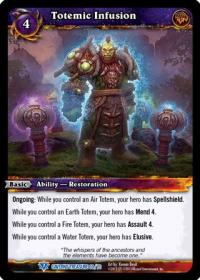 warcraft tcg caverns of time totemic infusion