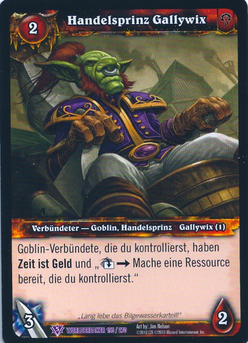 Trade Prince Gallywix (German)