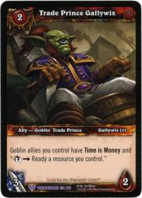 warcraft tcg foil and promo cards trade prince gallywix foil