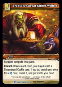warcraft tcg feast of winter veil treats for great father winter