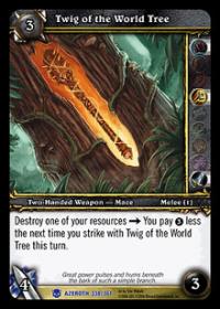 warcraft tcg heroes of azeroth twig of the world tree