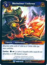 warcraft tcg crown of the heavens foreign unleash inferno french