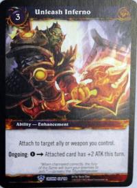 warcraft tcg crown of the heavens unleash inferno