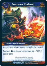 warcraft tcg crown of the heavens foreign unleash inferno italian