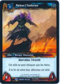 warcraft tcg twilight of dragons foreign vakus the inferno french