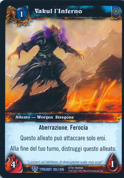 Vakus the Inferno (Italian)