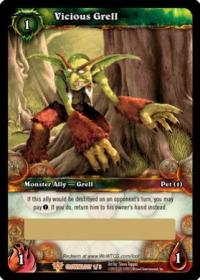 warcraft tcg loot cards vicious grell loot