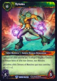 warcraft tcg crown of the heavens foreign vylokx french