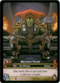 warcraft tcg extended art warchief thrall ea
