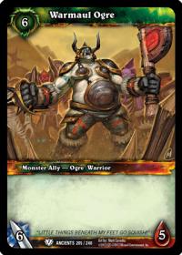 warcraft tcg war of the ancients warmaul ogre