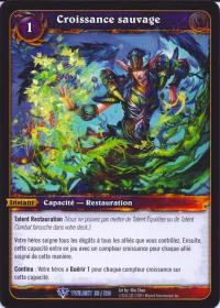 warcraft tcg twilight of dragons foreign wild growth french