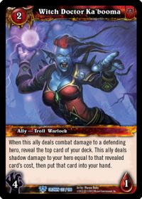 warcraft tcg crown of the heavens witch doctor ka booma